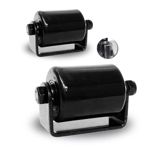 2Pack Sliding Rolling Gates Guider with Post Welded Bracket, A-3 Inches-2 Pack