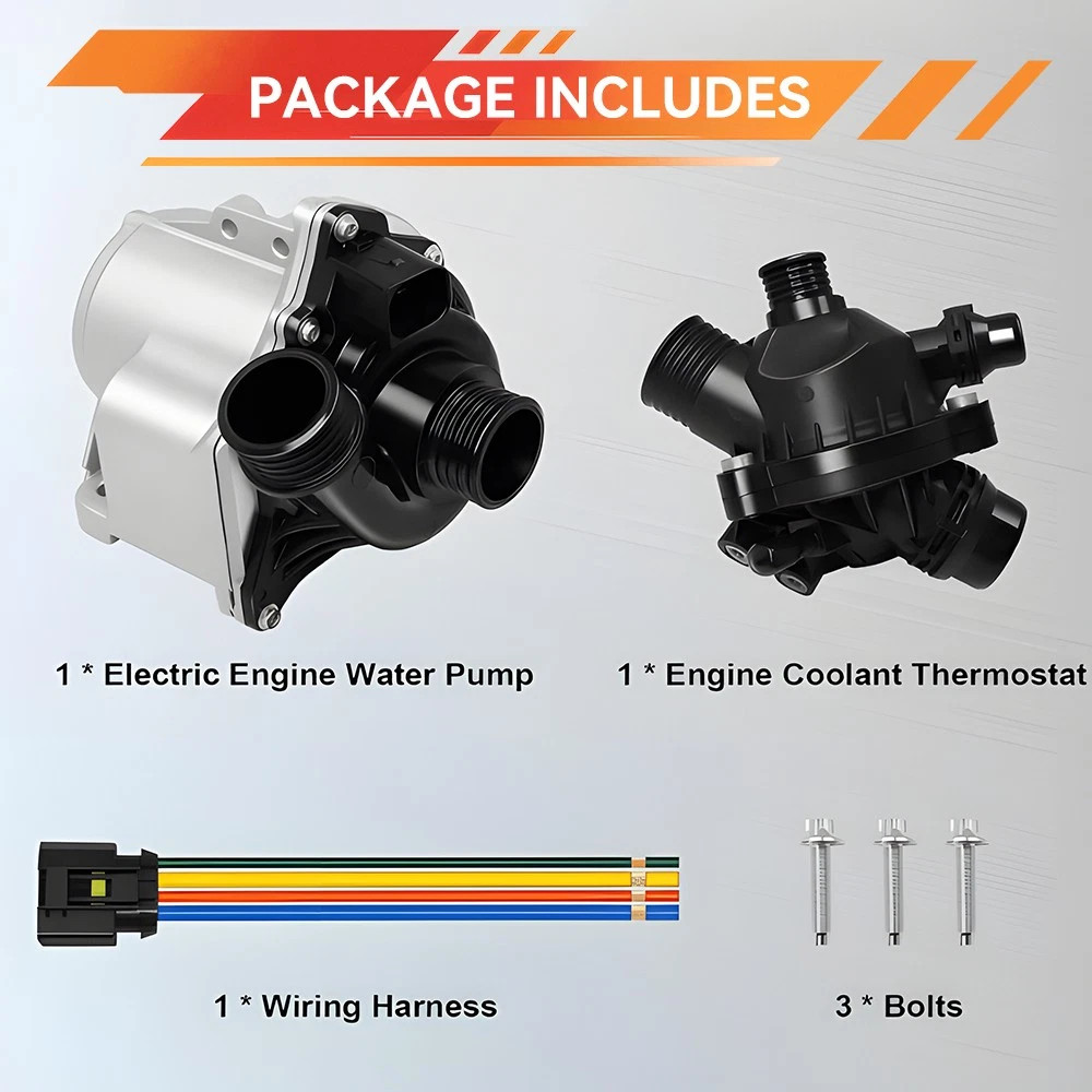 Electric Engine Water Pump w/Thermostat 11517632426 For BMW 335i 535i x1 x3 X5