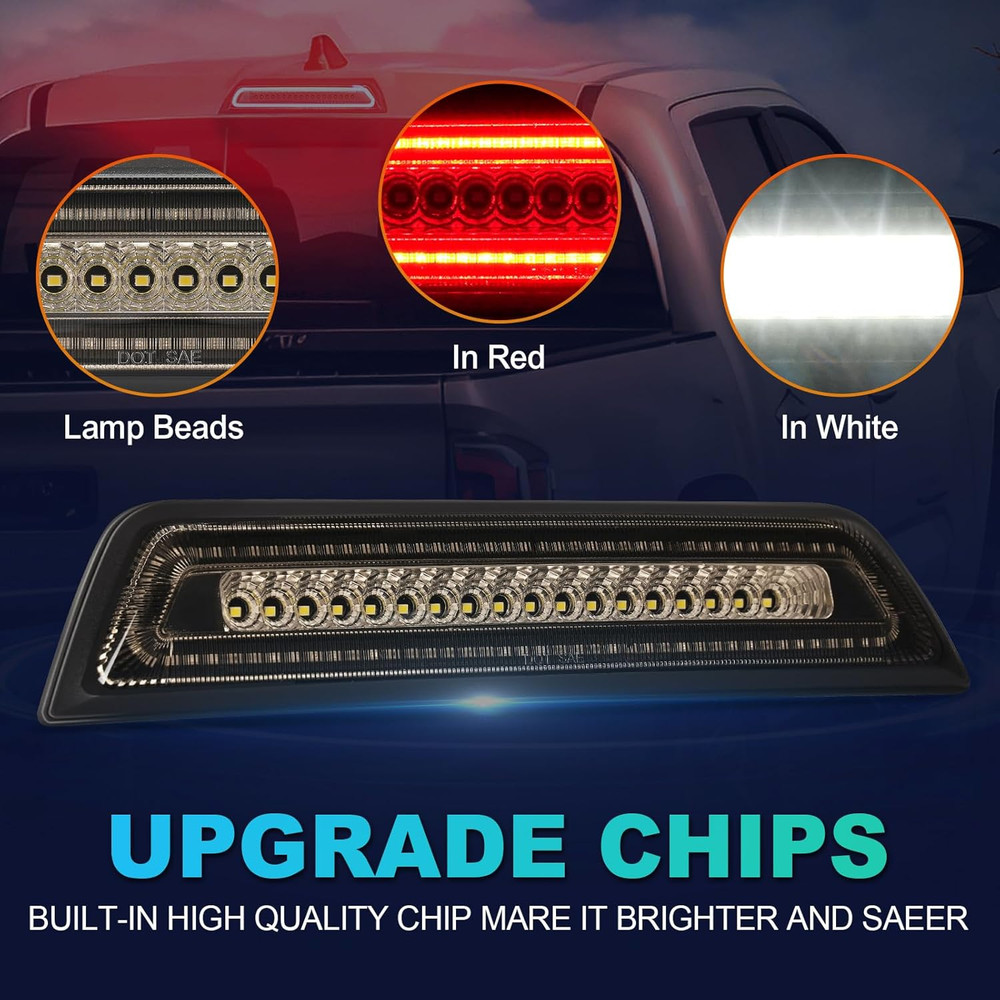 2016-23 Tacoma Third Brake Light Red High Mount–Compatible Replacement