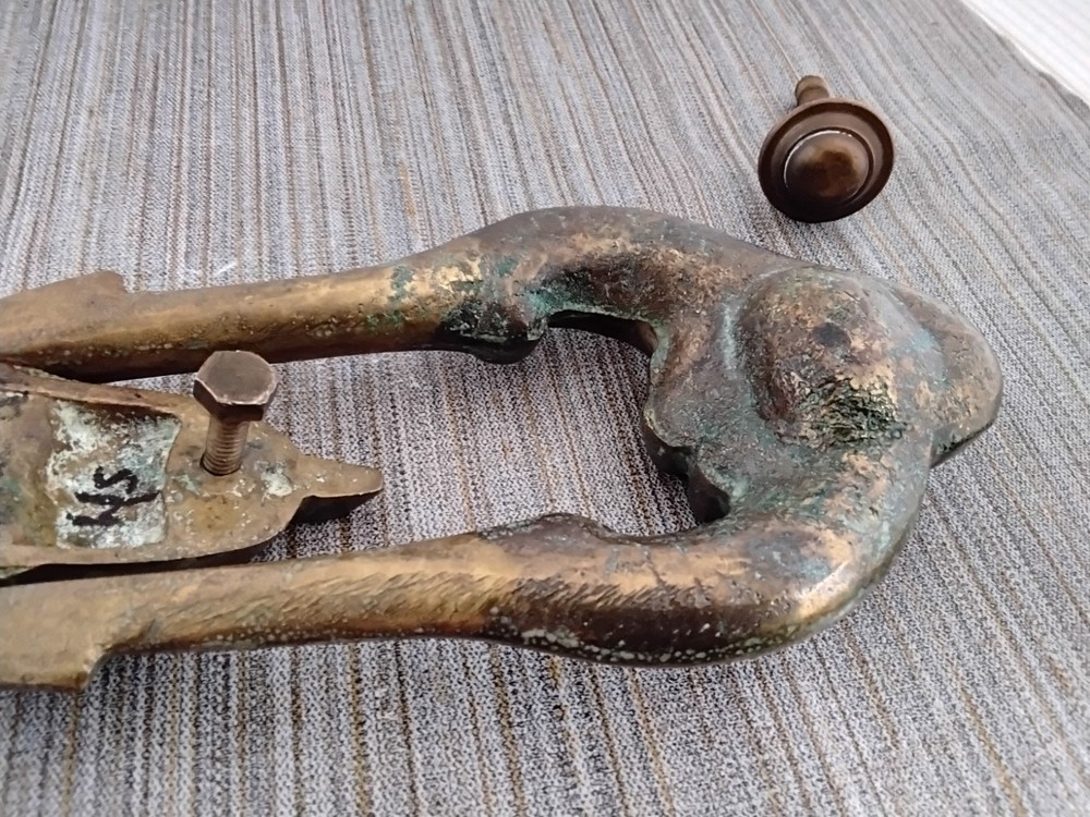 Antique Brass Victorian Era Door Knocker