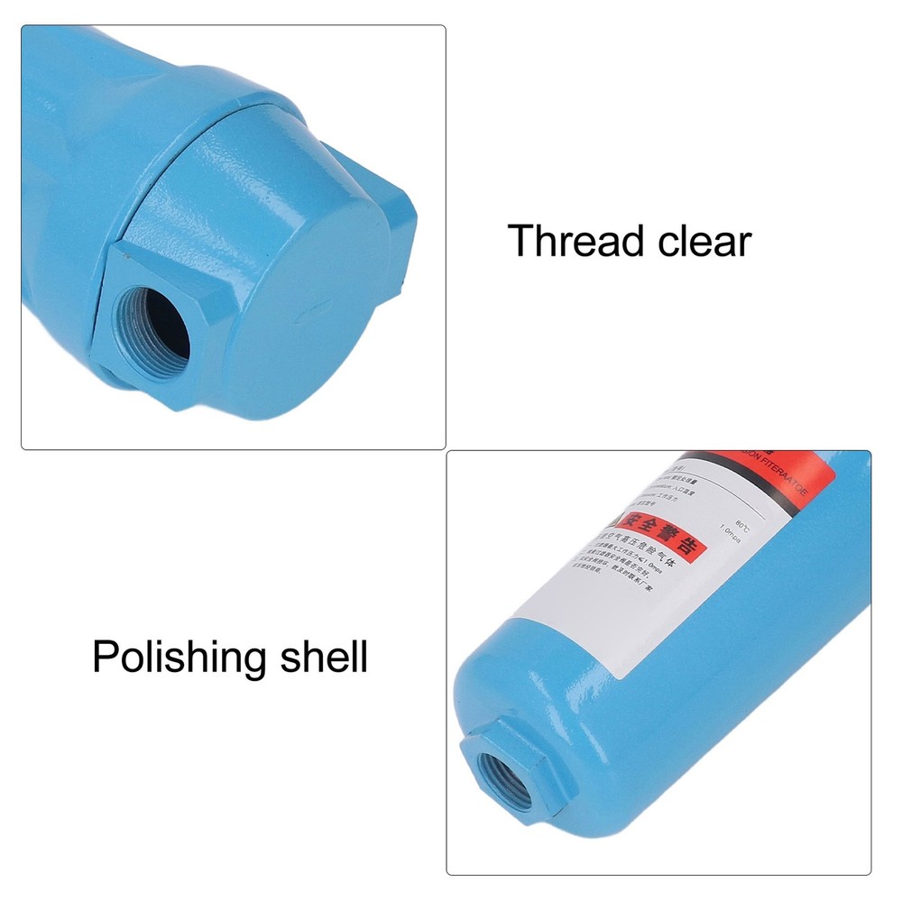 Clear Thread High Efficiency Compressed Dryer Air Filter For Safe Gas