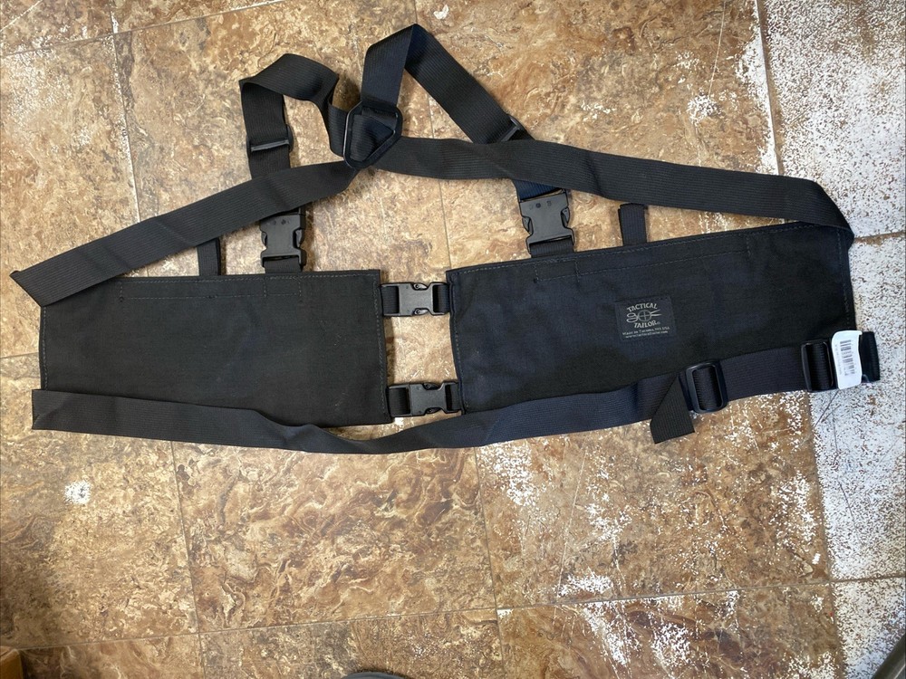 Tactical Tailor Split Front Chest Rig - Black - NEW
