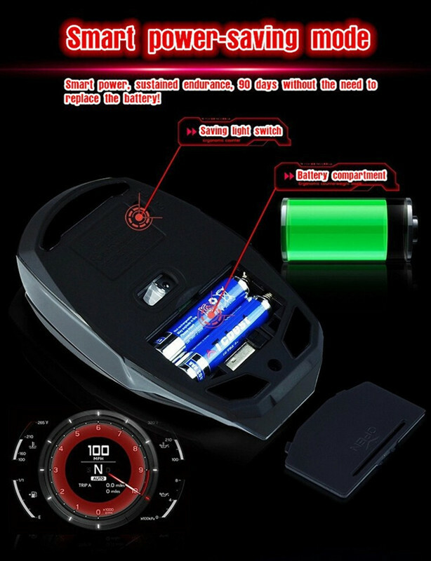 Wireless mouse for Iron man appearance computer games mouse(Silver)