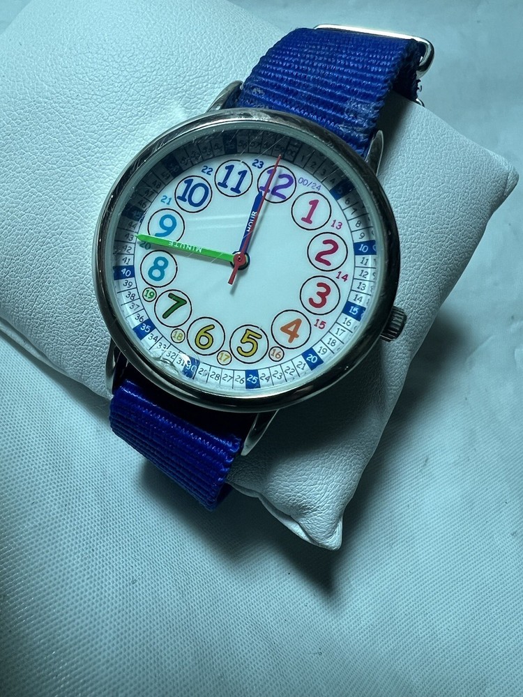 Your Time Teacher, classic Design Junior Watch, 33 Mm Case, Easy Learn Time.