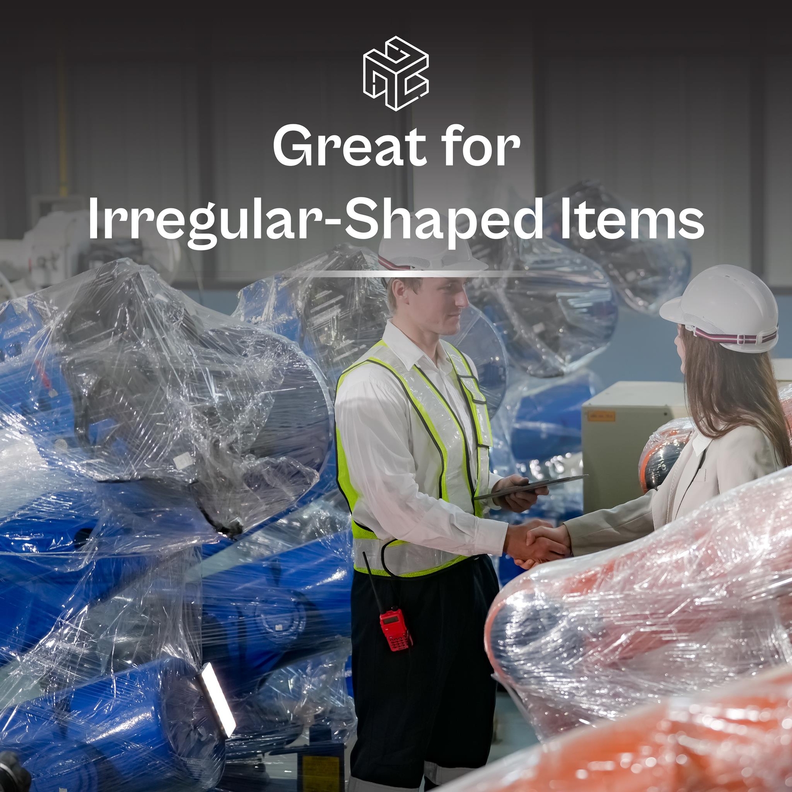 4 Rolls 13" x 1476' (30 Ga) Economy Pre-Stretch Film Shrink Wrap One Side Cling