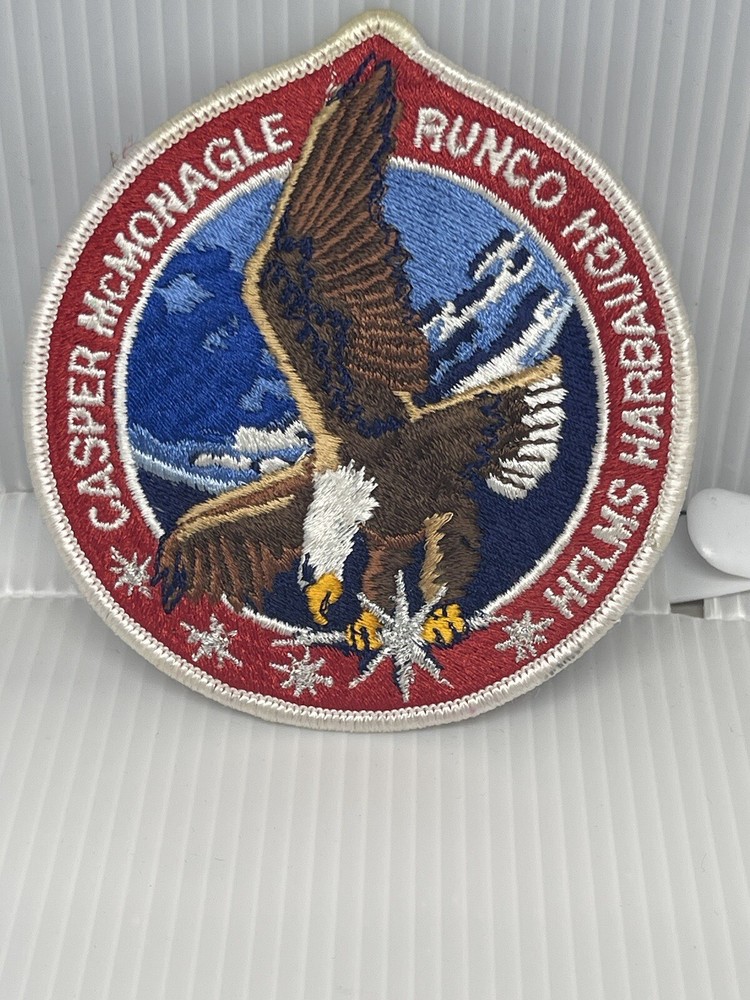 NASA 3” Patch Casper McMonagle Runco Helms Harbaugh American Eagle