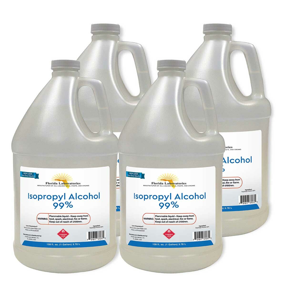 ISOPROPYL ALCOHOL 99% High Purity 4 Gallons - Free Shipping & Sprayer - USA Made