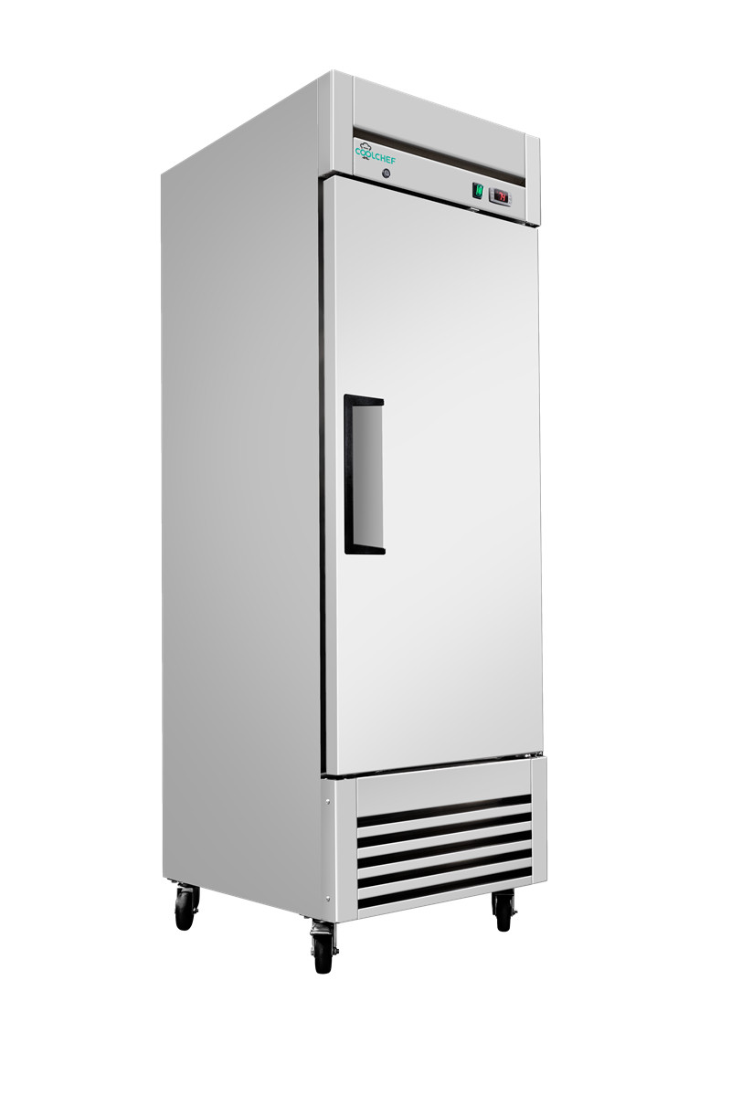 27″ Reach-In Commercial Refrigerator Digital Thermostat NSF Certified 23 Cu. Ft