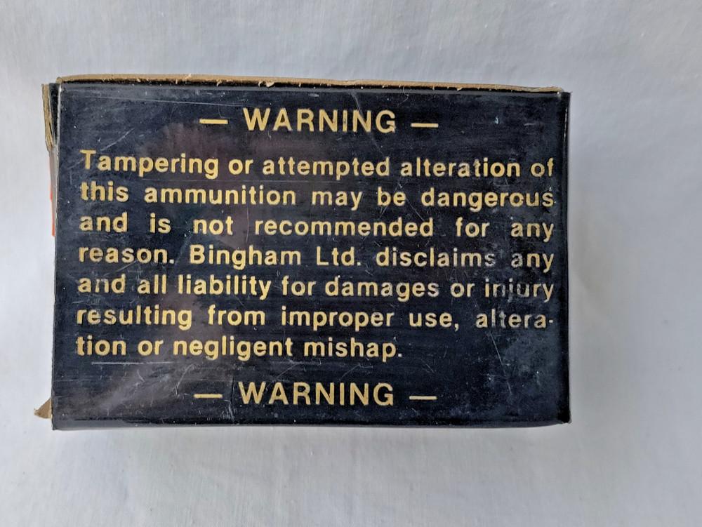 Vintage Exploder .357 Magnum Ammo Box Empty Maximum Energy Projectiles USA