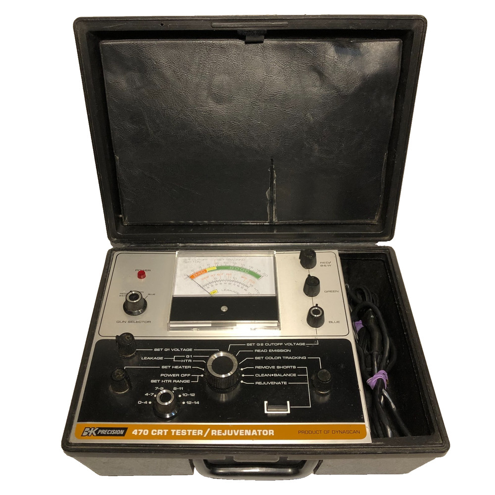 B&K Model 470 CRT TESTER/REJUVENATOR (Untested)
