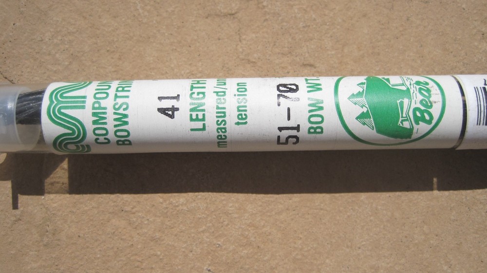 Original Bear Archery Compound Bow Replacement String 41L 51-70WT NEW