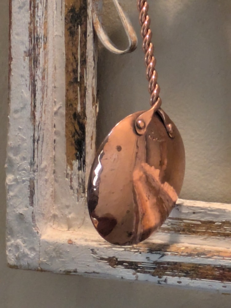 Weeda Tasmania Copper Kitchen Spoon 9-1/2" X 3"