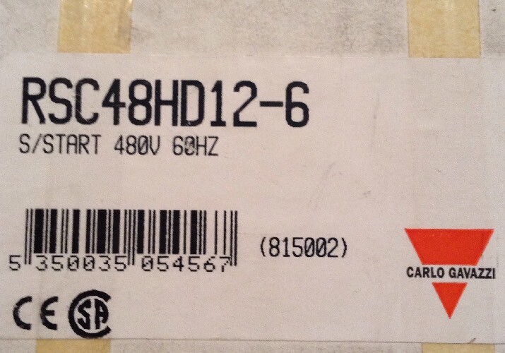Carlo Gavazzi Electromatic,RSC48HD12-6,Solid State Relay