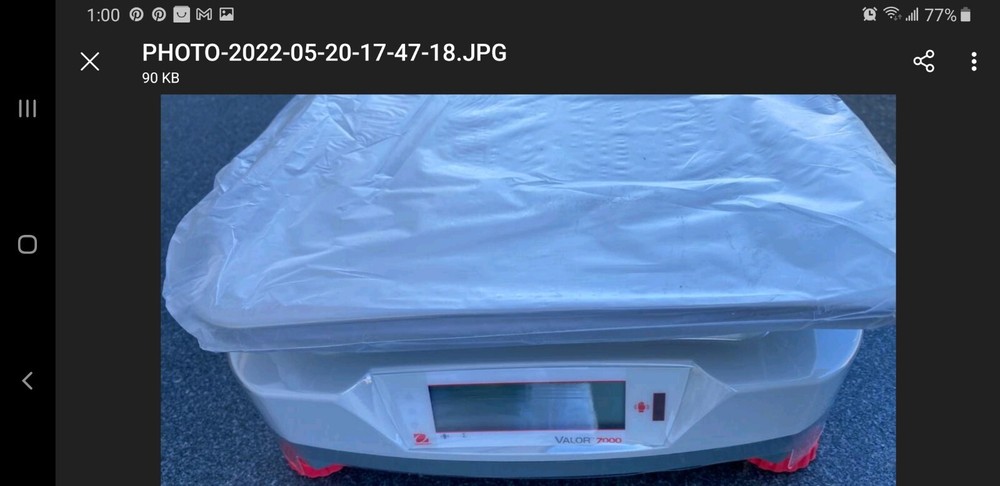 Ohaus scale Model V71P6T