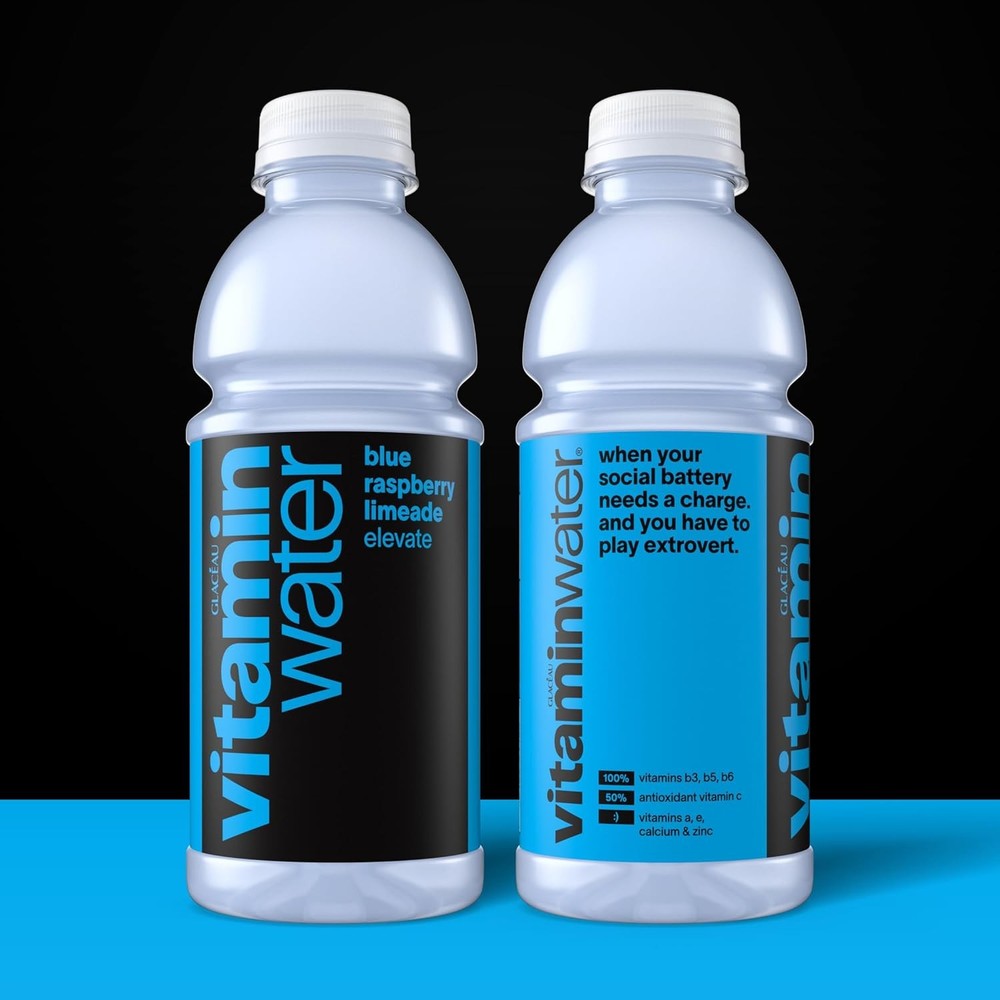 vitinwater elevate blue raspberry limeade