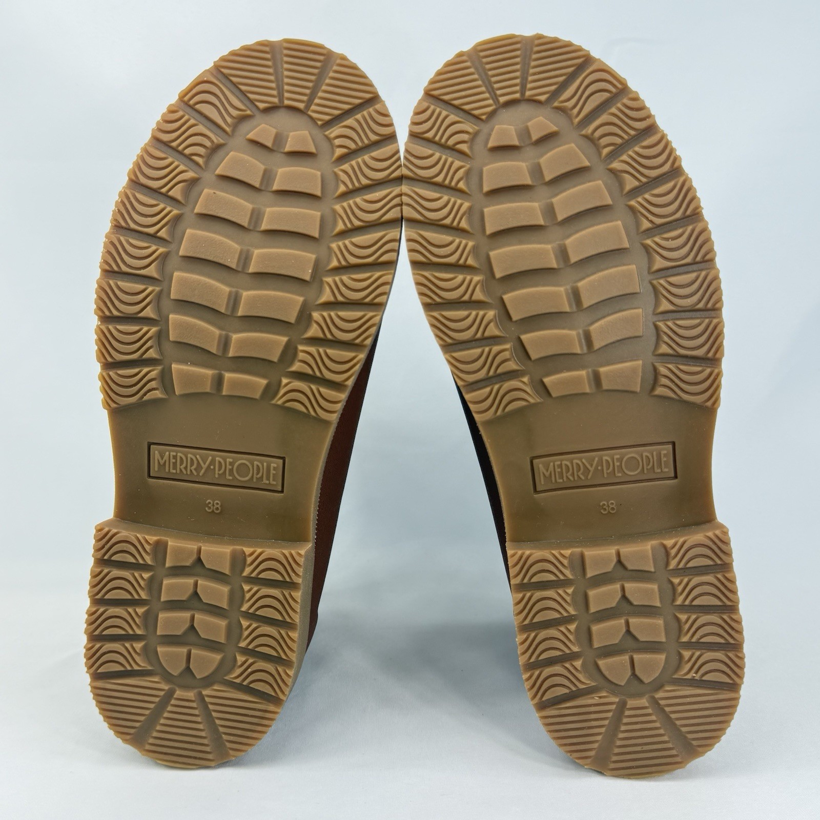 Merry People Bobbi Chelsea Ankle Rain Boots Unisex Rust Sole