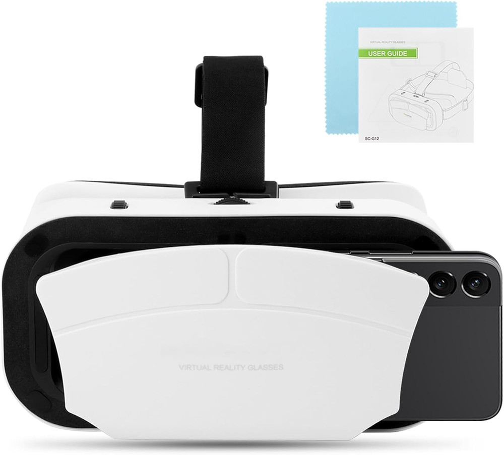 Virtual Reality Goggles 3D VR Glasses Adjustable VR Virtual Reality Headset...