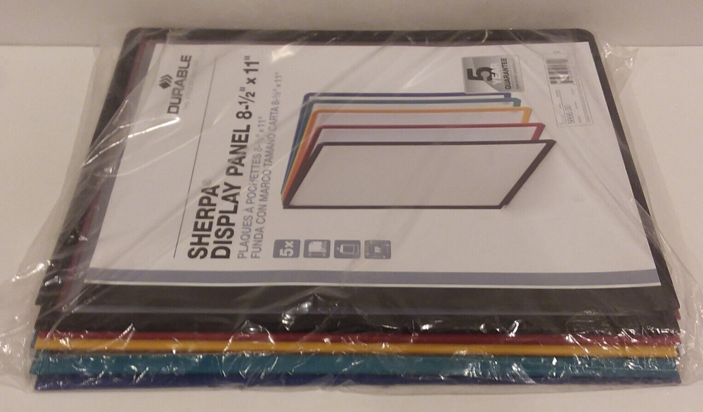 DURABLE Replacement Panels For SHERPA VARIO Reference Display System 566600 NEW