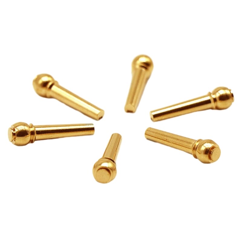 Metal Acoustic Guitar Bridge Pins Fixed Cone String Pins String Guitar Strings