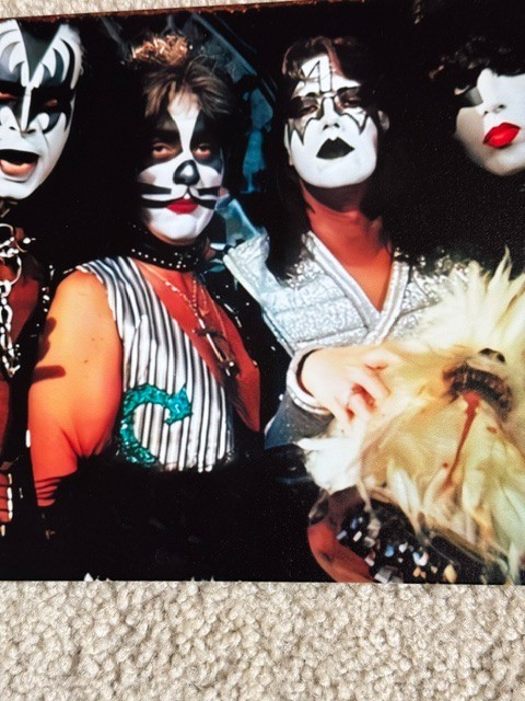 Kiss Sign Metal -GENE,PAUL,PETER, ACE 8"x12" Garage Man Cave Classic Rock-NEW