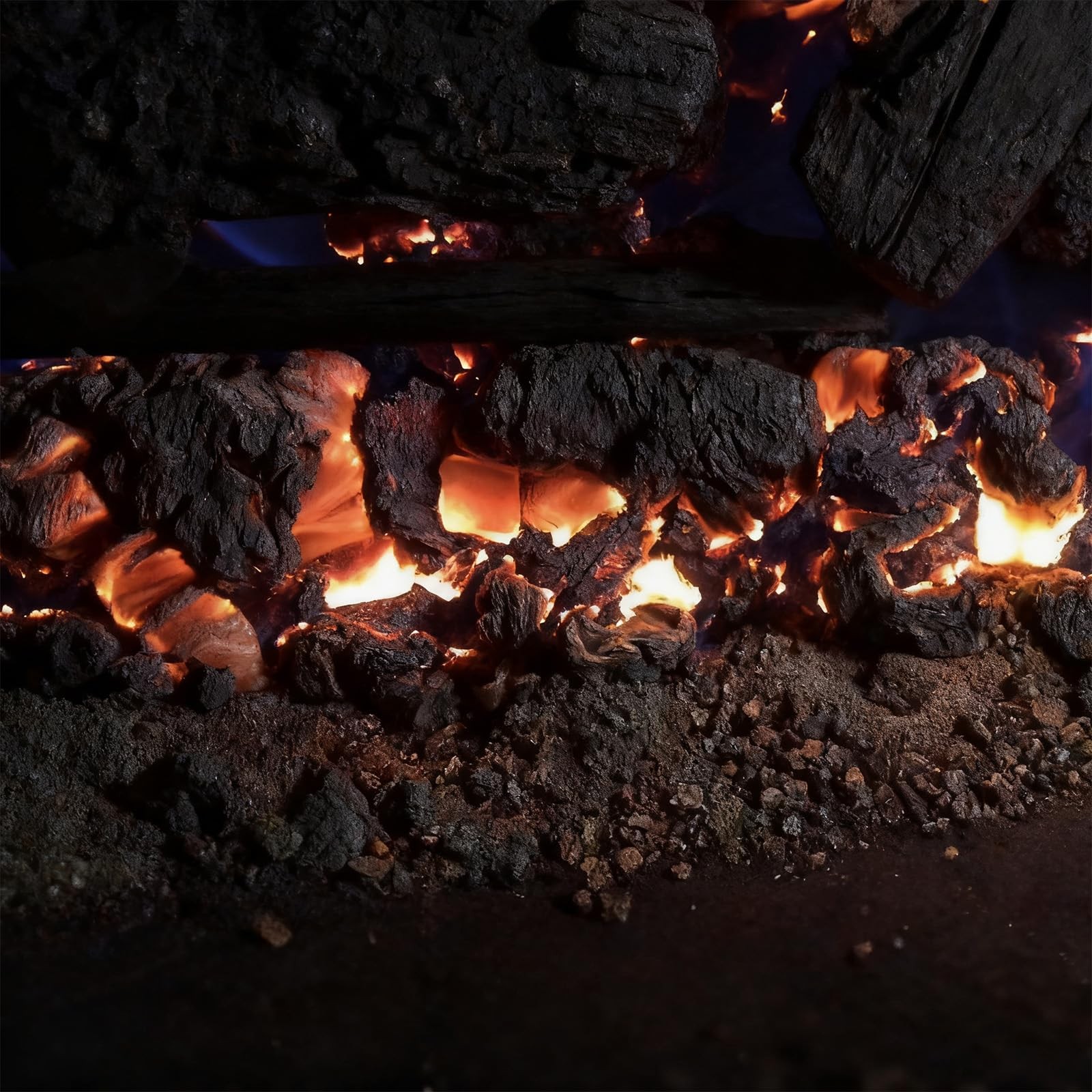 Rock Wool Gas Fireplace Embers, 6 oz, Glowing Ember Enhancement for Gas Logs ...