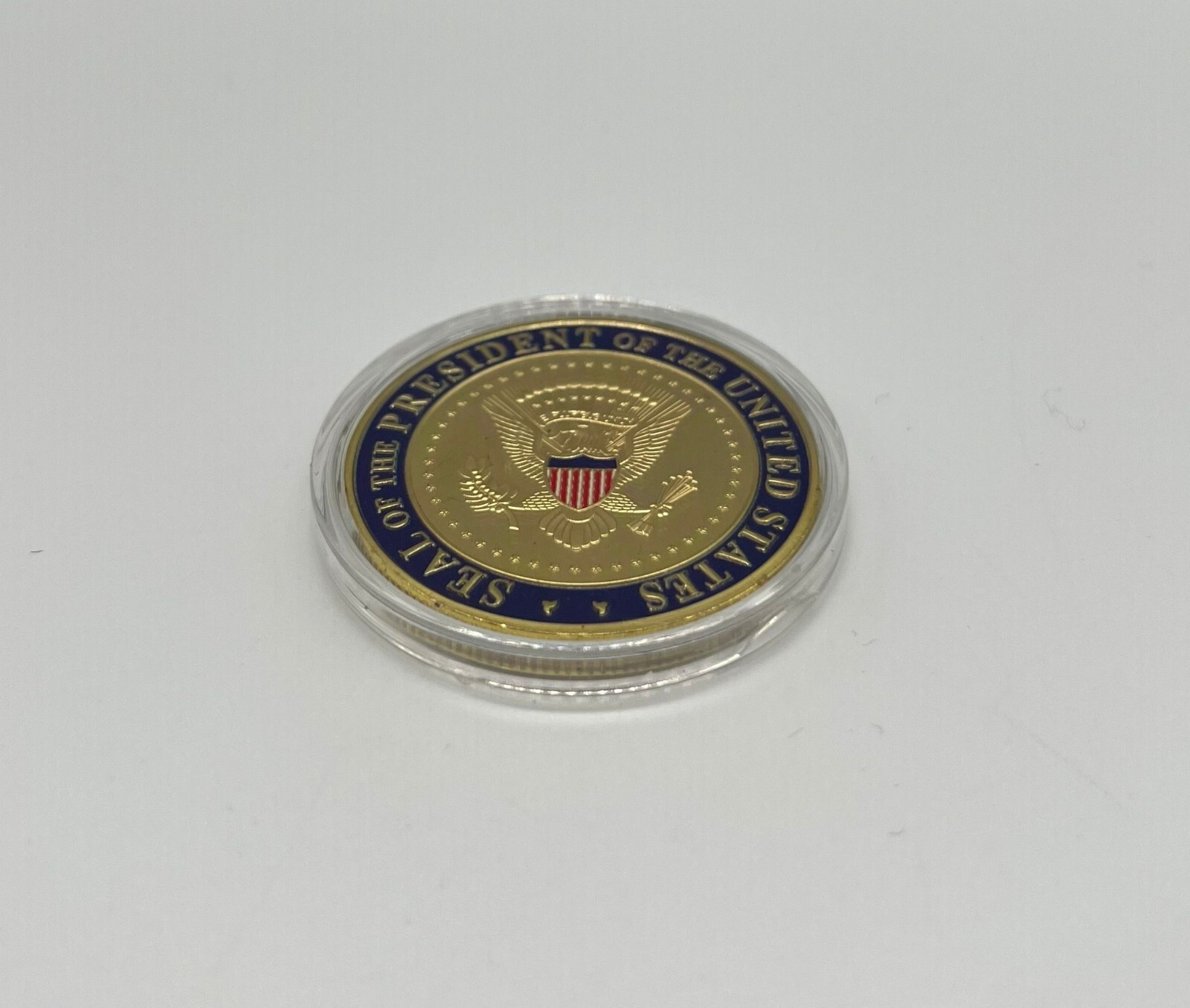 Donald Trump Seal of The President Coin Gold Plated Collectible