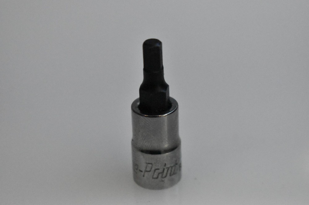 Blue Point Tools BLPH124 4mm Metric Hex Bit Socket Driver 1/4" Drive Chrome