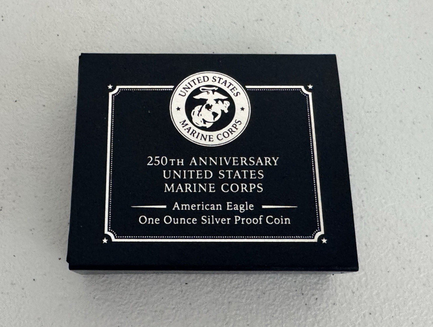 250th Anniversary Marine Corps American Eagle One Ounce Silver Proof Coin