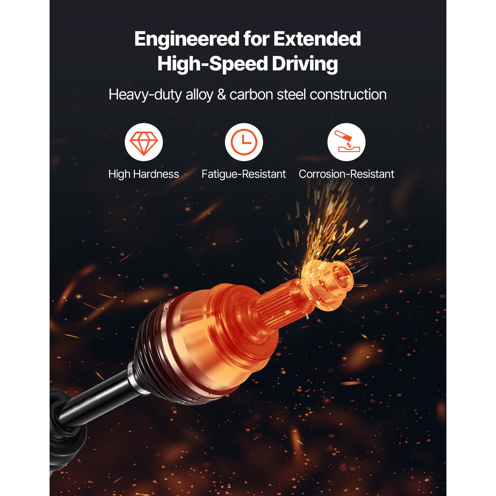 Uimoso Pair Front Left & Right CV Axle Shaft for Toyota Corolla 1.8L 2009-2018