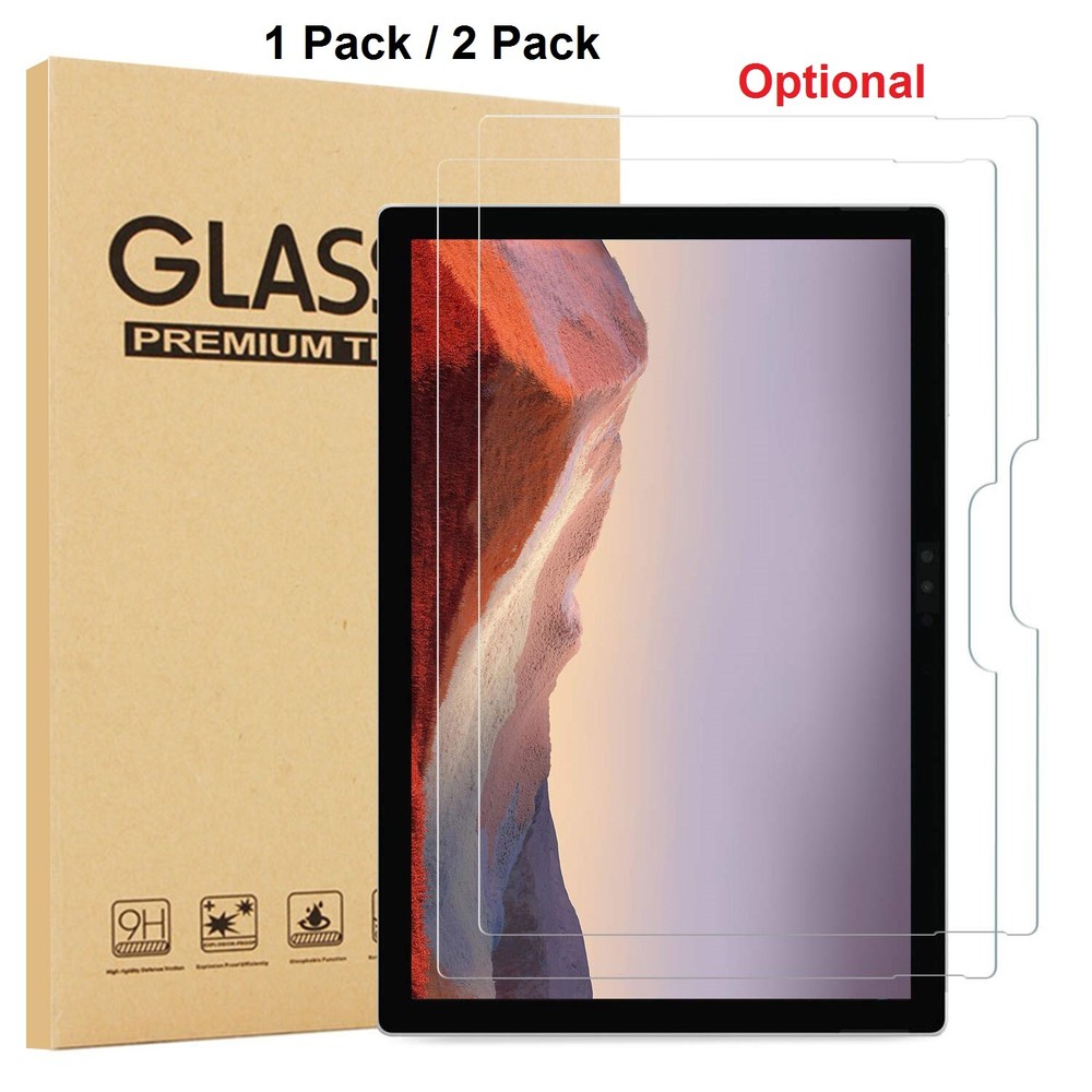 For Microsoft Surface Pro 7 Plus 12.3 inch 2021 Tempered Glass Screen Protector