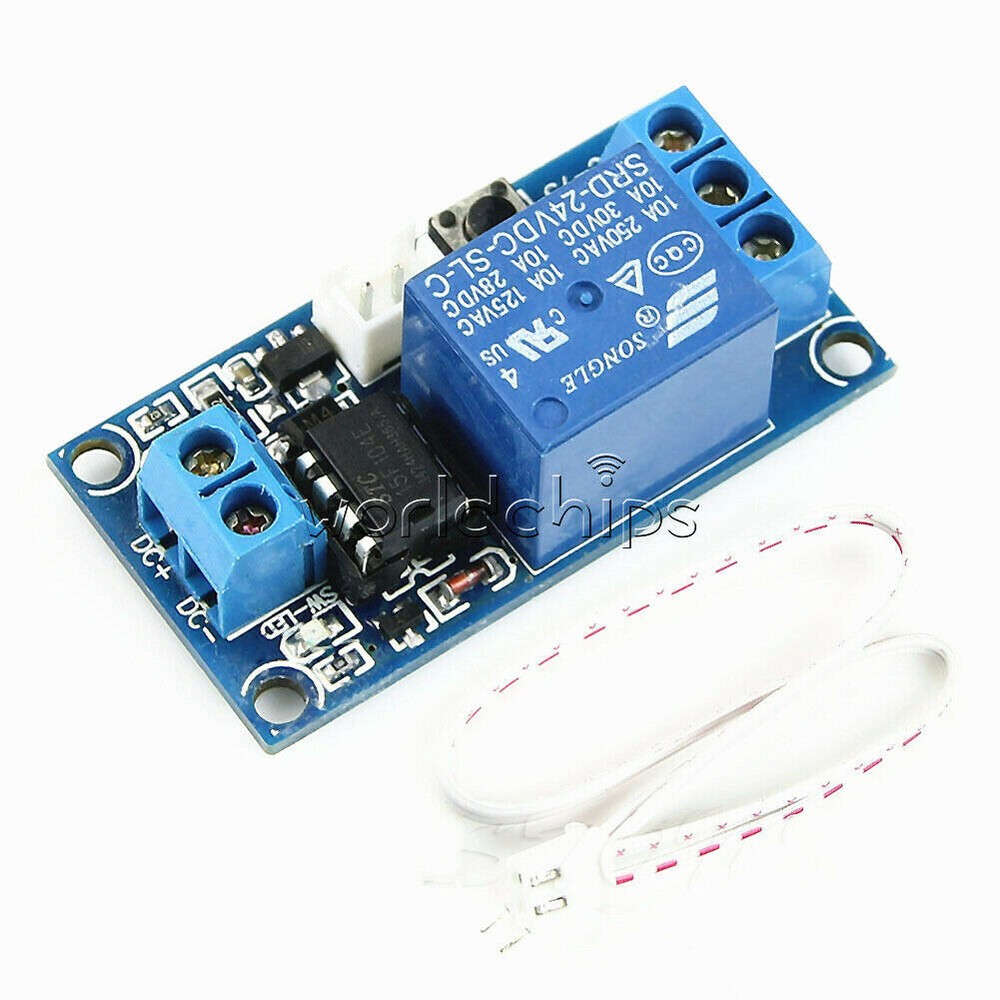 DC 5V/12V/24V 1 Channel Latching Relay Module Touch Bistable Switch MCU Line