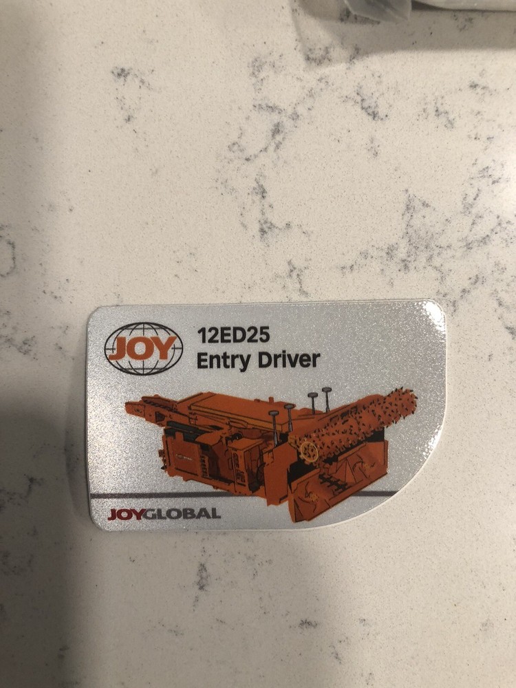 joy coal mining stickers
