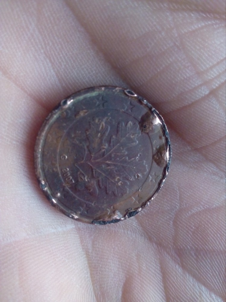 5 cent euro 2007 metal rare mint ERRORS