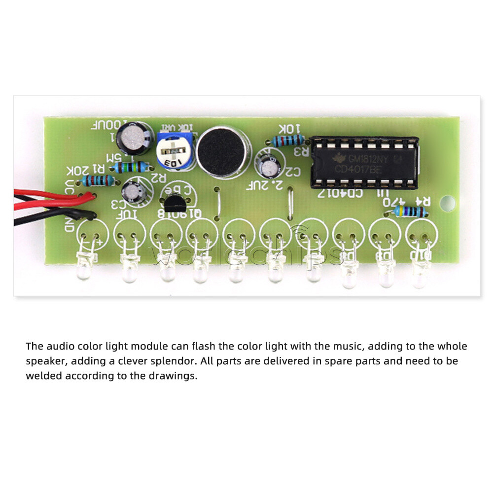 DIY Bluetooth Speaker Kits Assembly Component For Electronics Project Practice