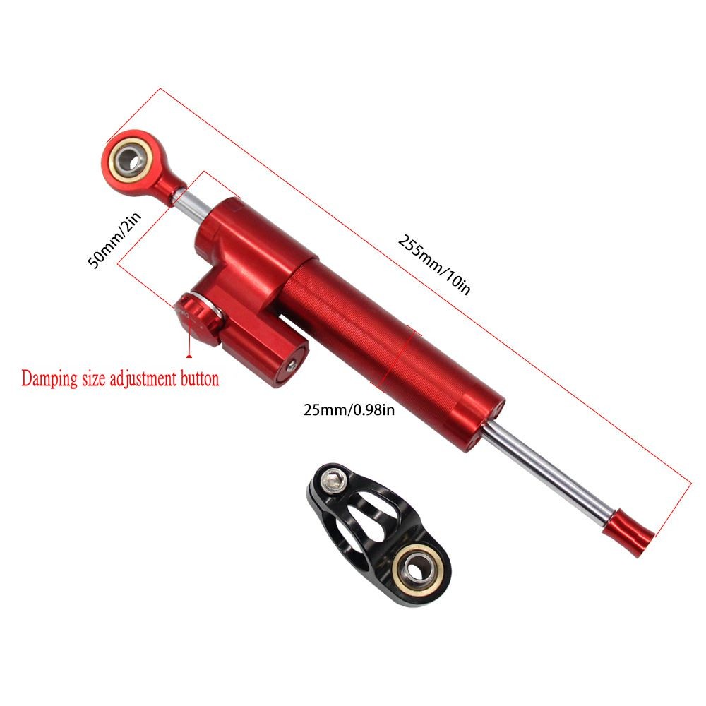 CNC Adjustable Motorcycle Steering Damper Stabilizer Safety Control Universal BK