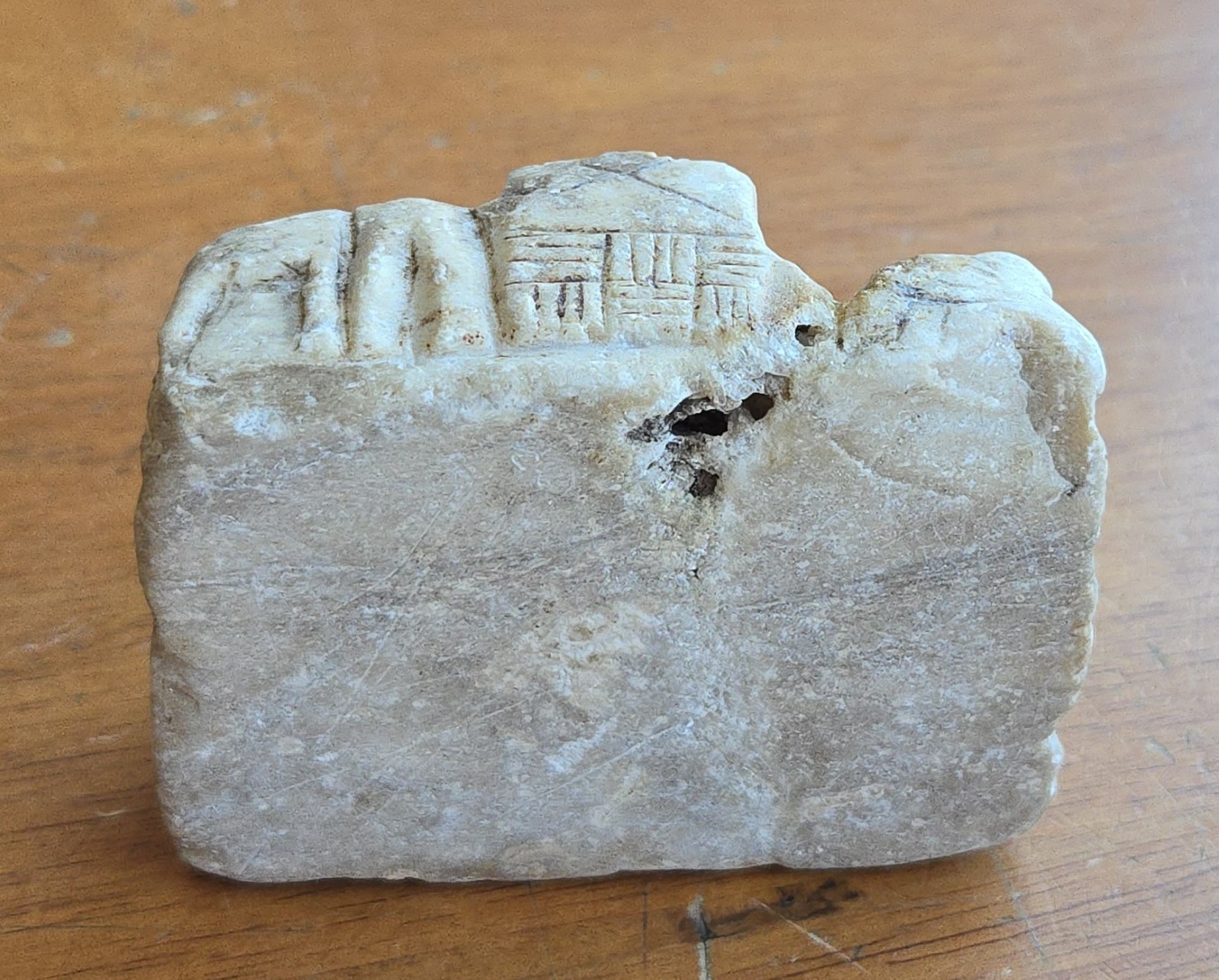 Antique Andean Carved Stone Illa Talisman Amulet Pre-Columbian Peru Andes