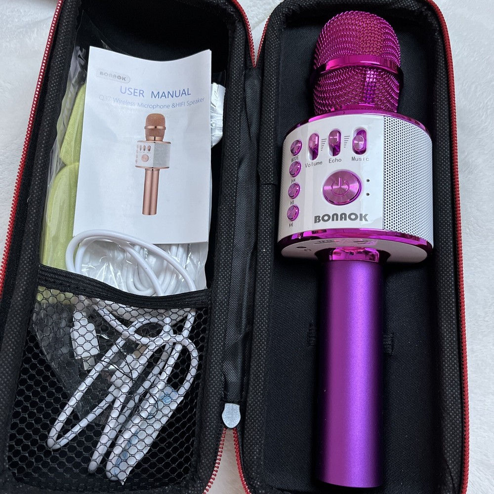 BONAOK Q37 Wireless Microphone & HiFI Speaker