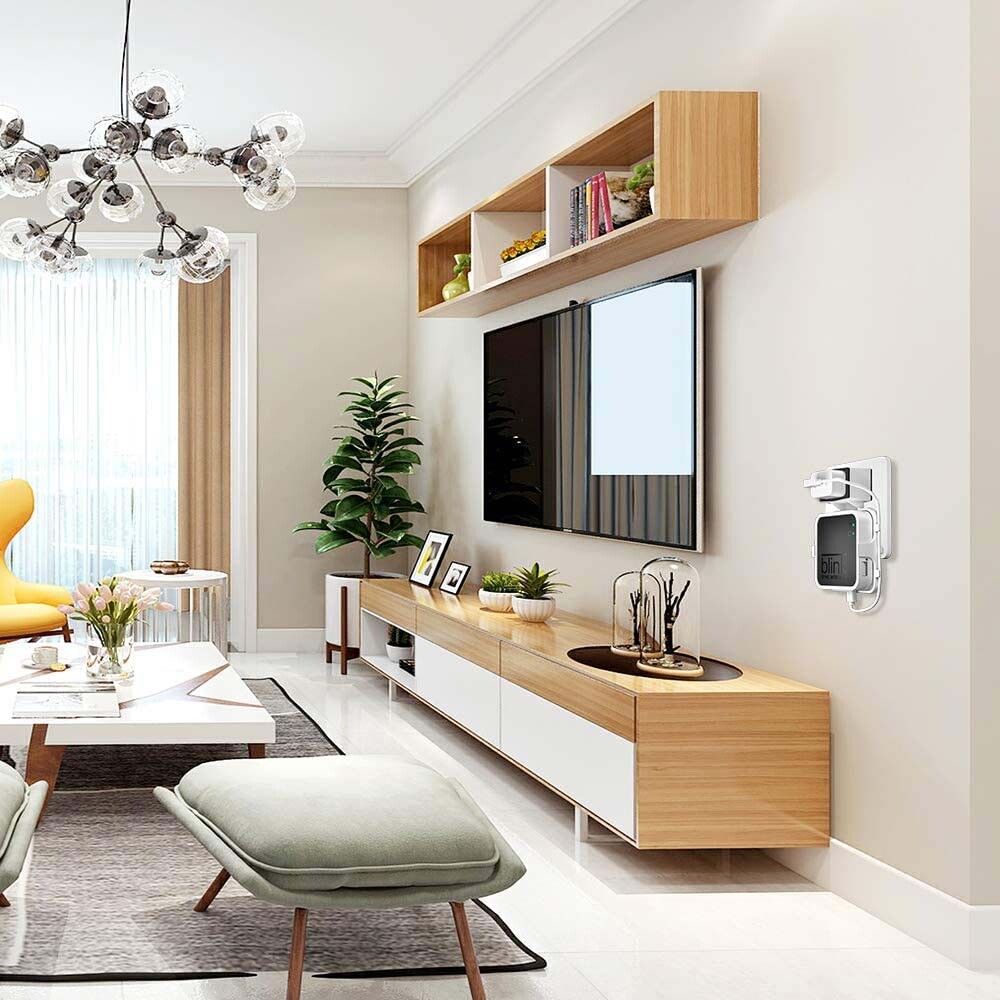 HOALCA 64GB USB Flash Drive & Outlet Wall Mount Bracket for Blink Sync Module 2