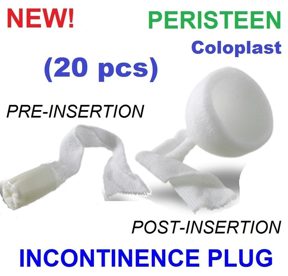 20pcs Coloplast Dependable Incontinence Solution Bowel Leakage Control Insert