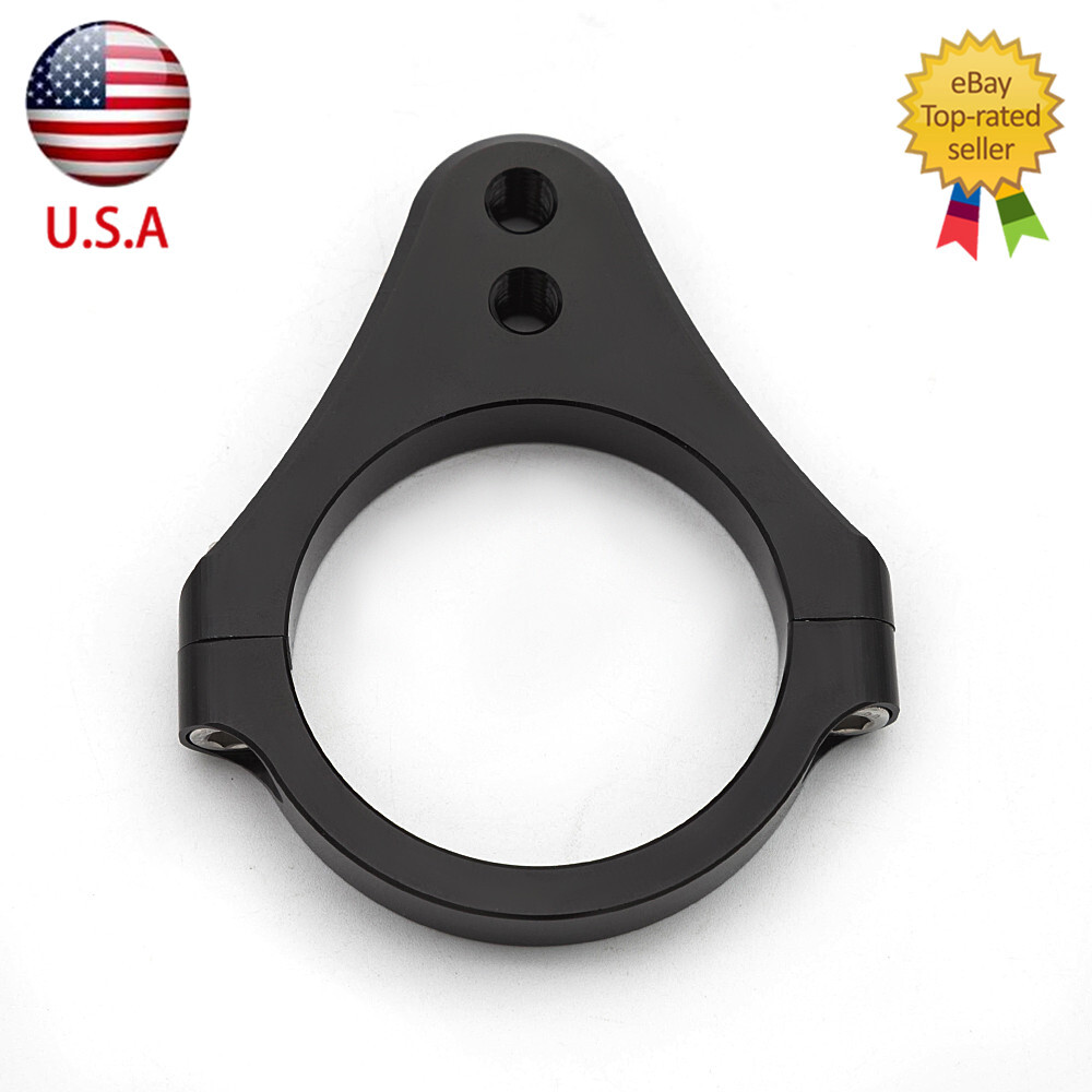 43mm 1x Universal Motorcycle CNC Steering Damper Fork Frame Mount Clamp Bracket