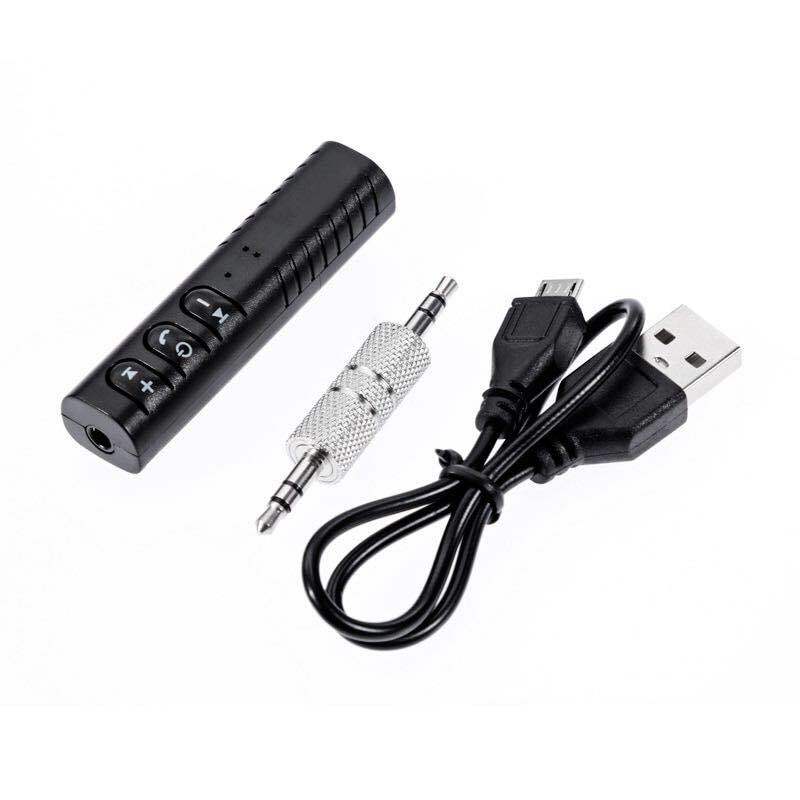Mini Wireless Bluetooth Car Kit Hands free 3.5mm Jack AUX Audio Receiver Adapter