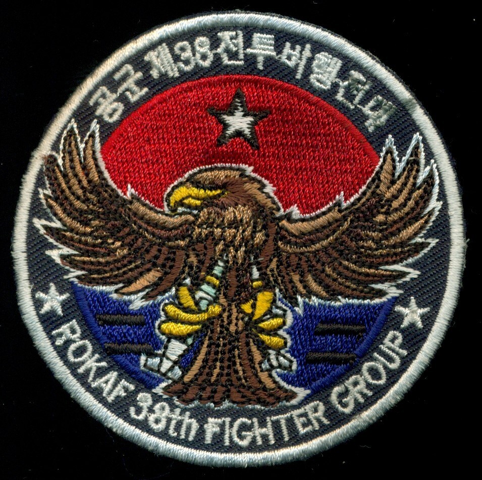 ROKAF 38th Fighter Group Patch K-2