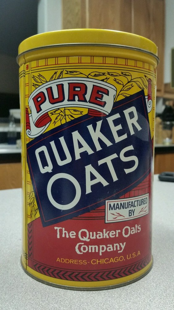 1984 Quaker Oats tin
