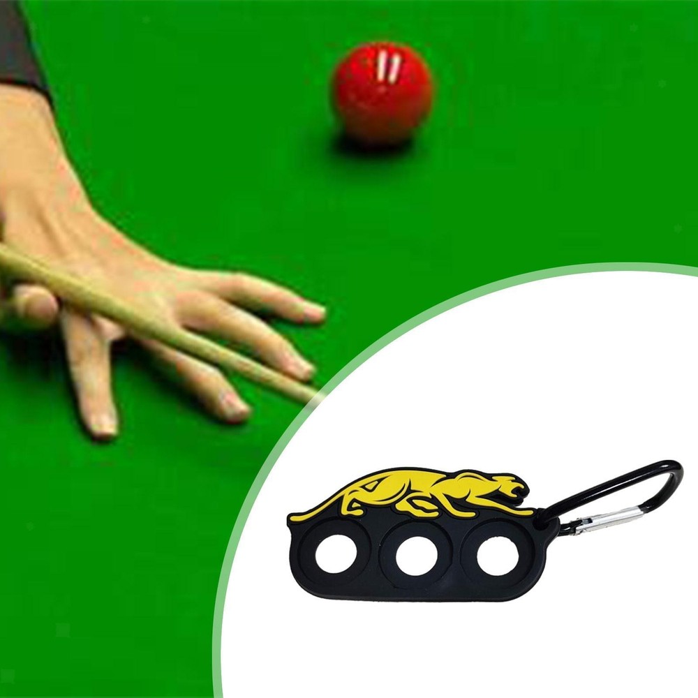 Pool Cue Joint Thread Protector Holder Storage 3 Hole Holder Case Portable