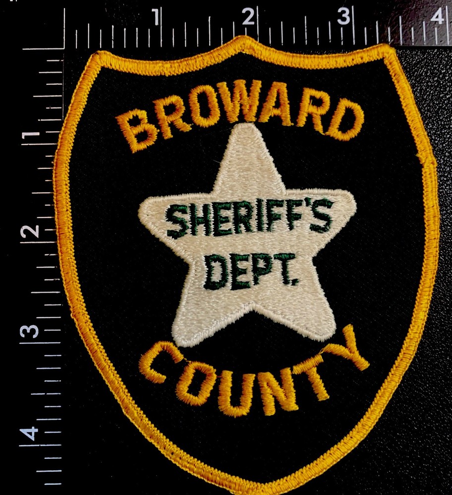 BROWARD COUNTY FLORIDA VEST OBSOLETE PATCH  PATCH 2B