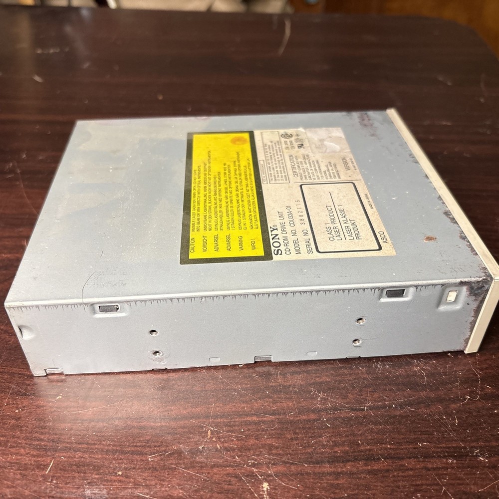 Sony CD-ROM Drive Unit CDU33A-01 Vintage 1994 - Untested