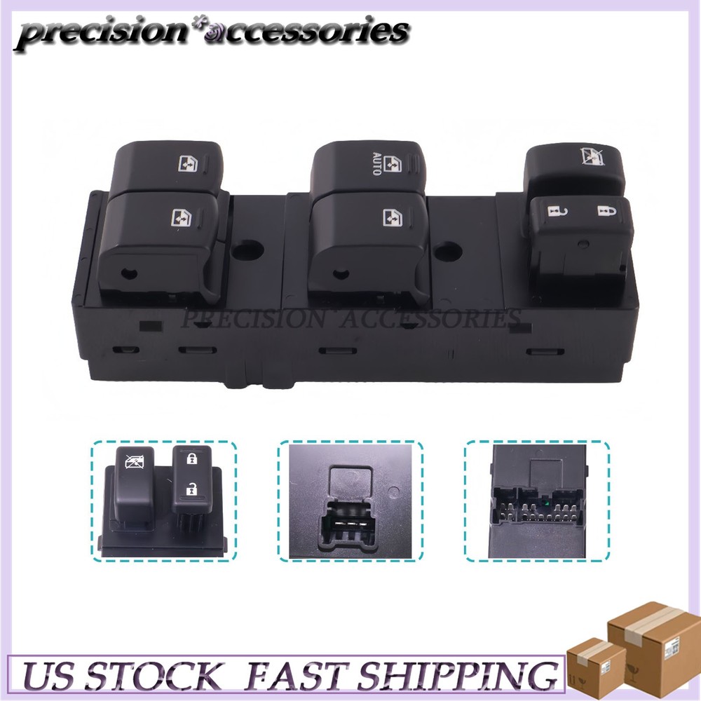 Left Front Master Window Switch Black For 2014-2018 83071SG010 Subaru Forester