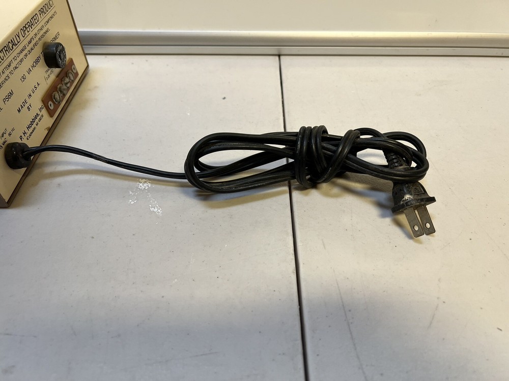 @ PH Hobbies Model PS6M 130 Power Plus Model Train DC Controller Transformer