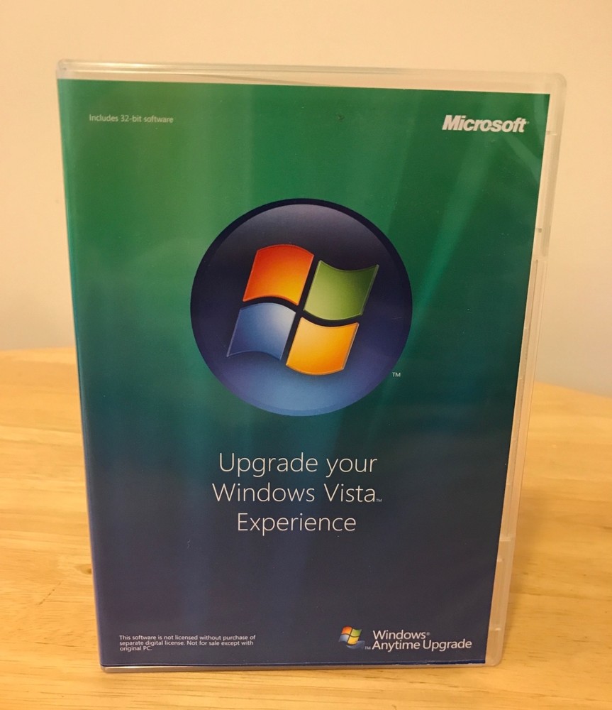 Windows Vista Experience - Windows Anytime Upgrade
