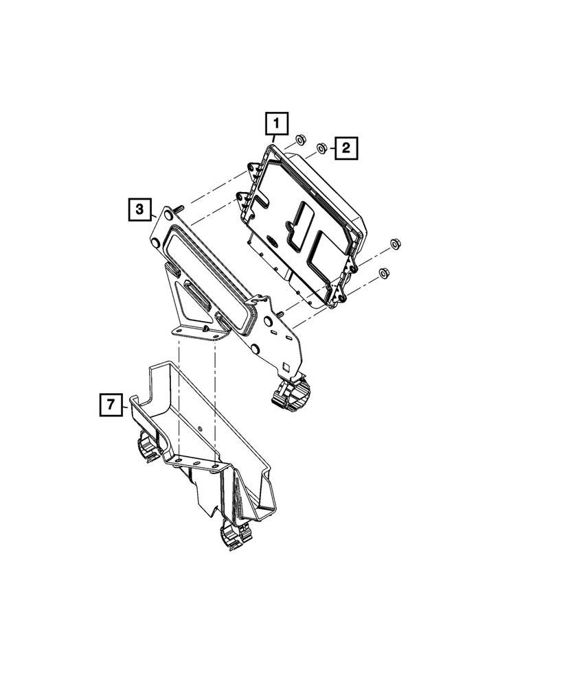 Genuine Mopar Controller Bracket 68165236AD